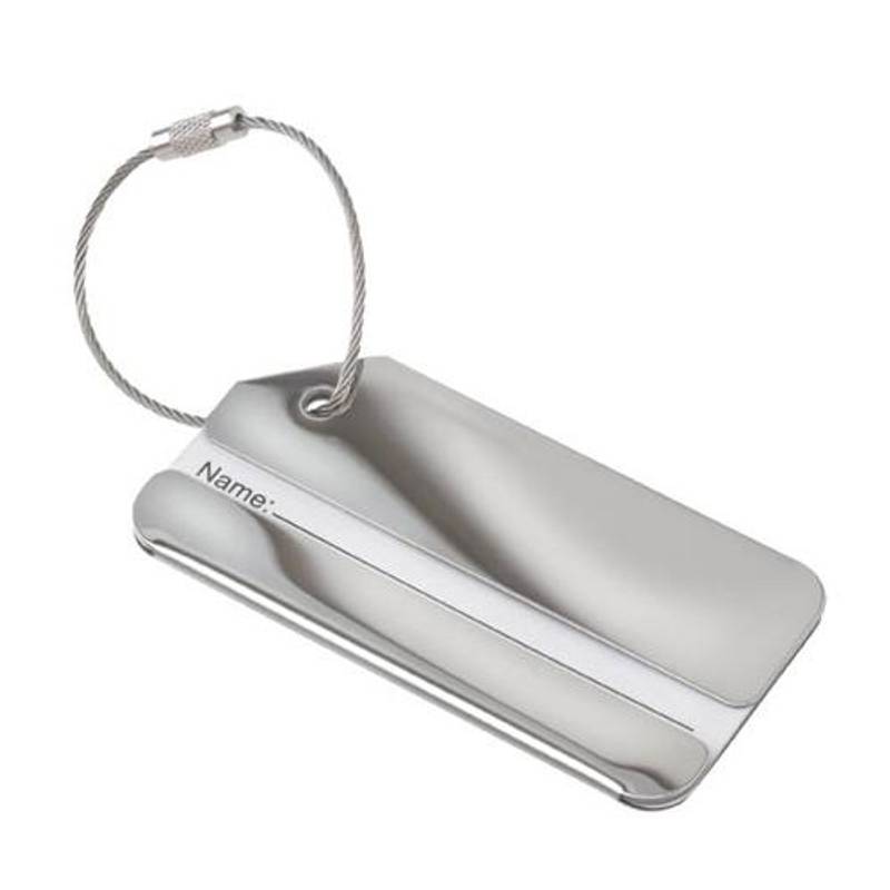 Jmenovka na zavazadla z nerezové oceli Jmenovka na zavazadla z nerezové oceli